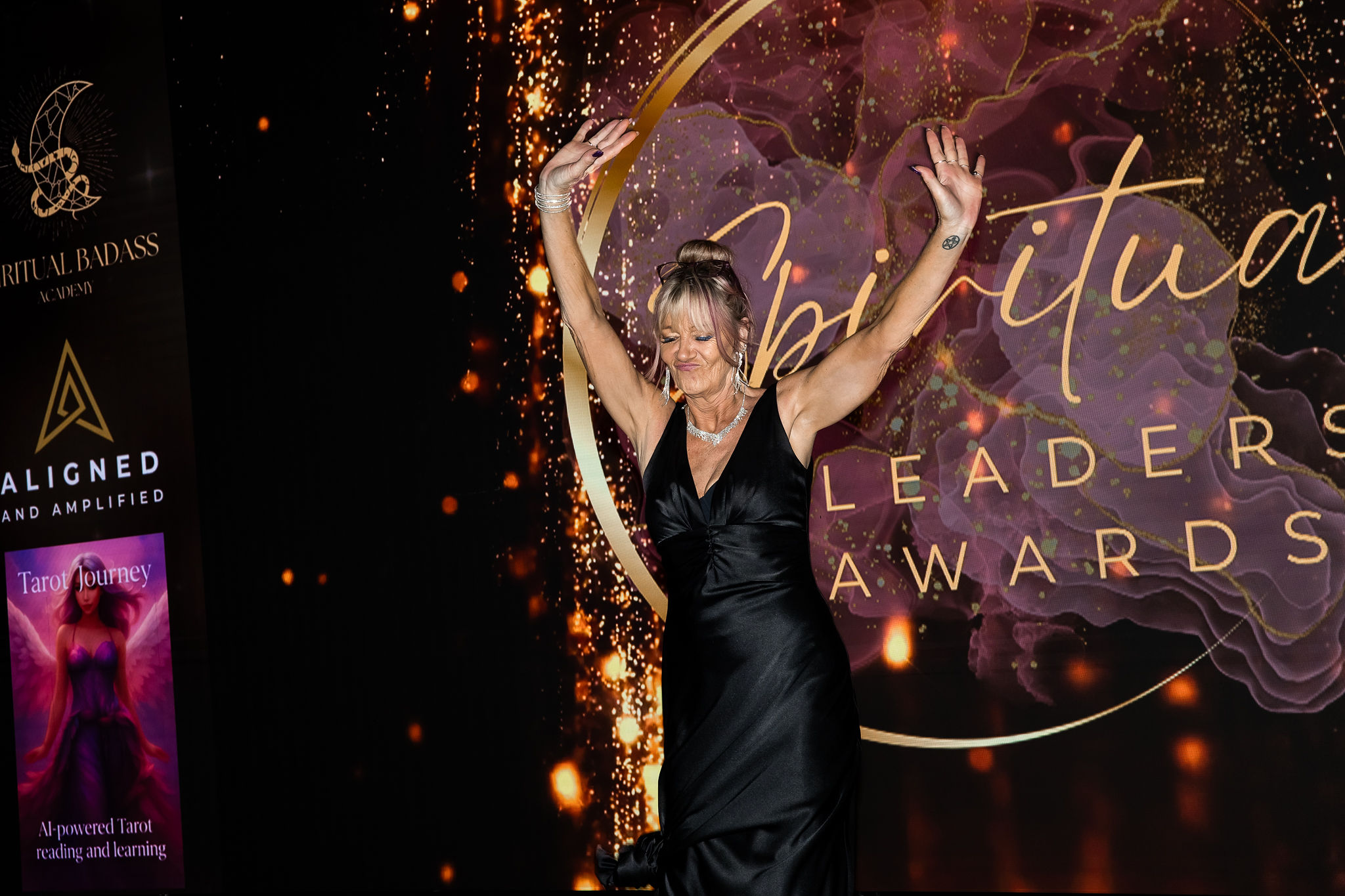 Dancing with joy at the SLAI Awards night