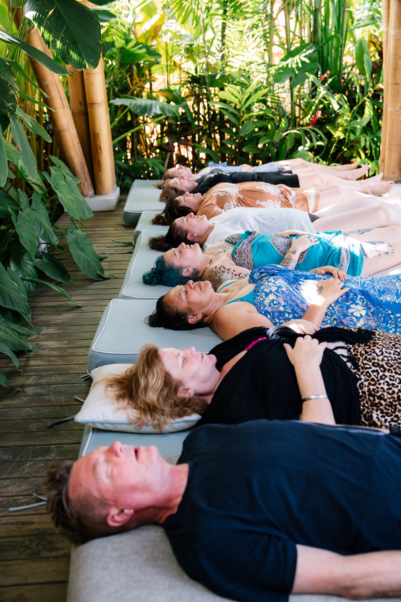 Group breathwork