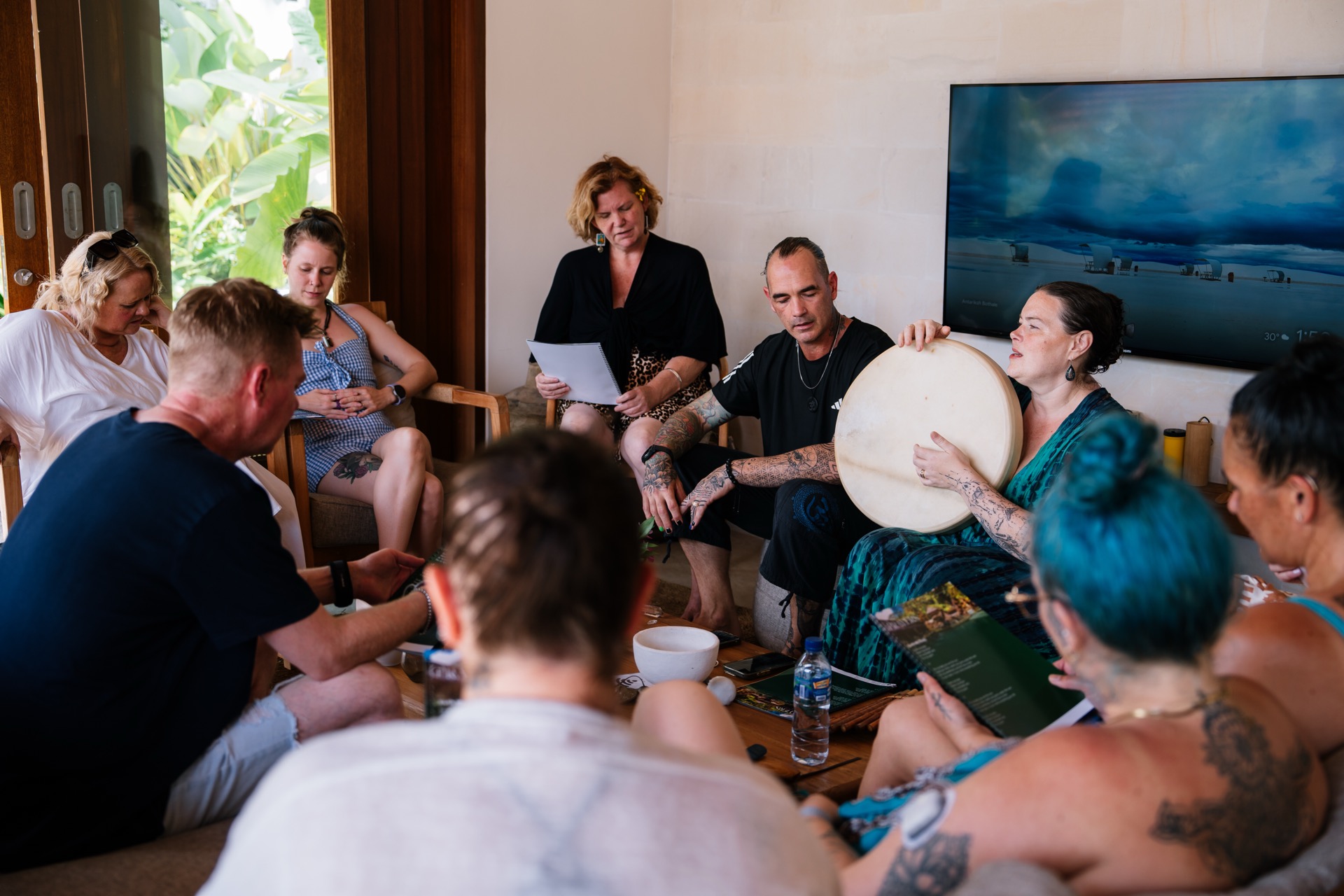 Spiritual retreat ceremony